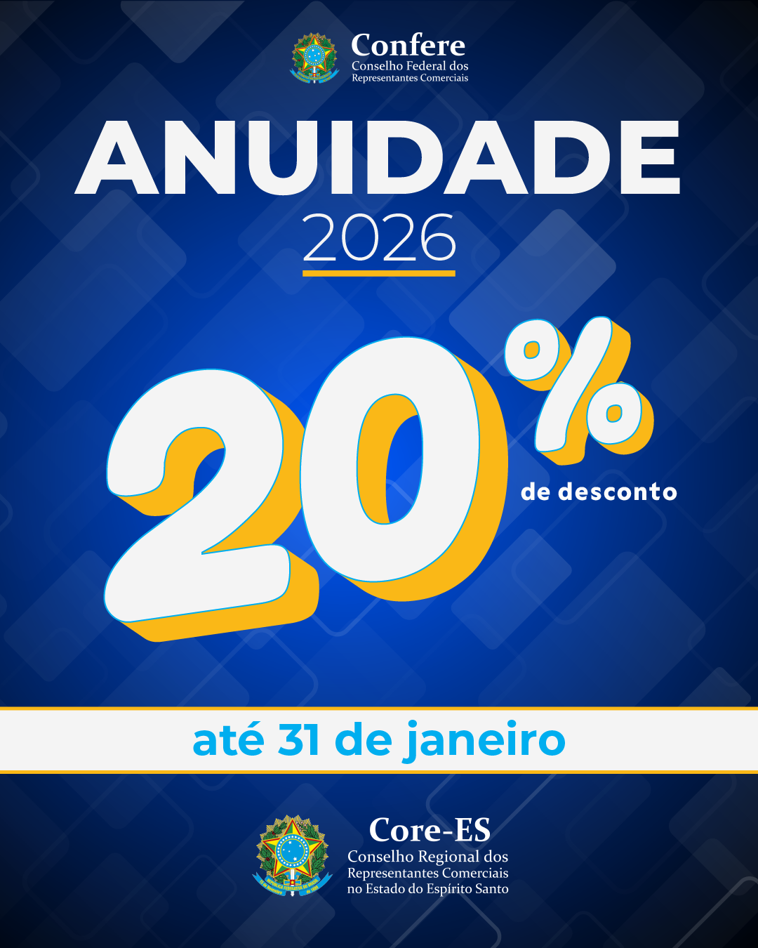Anuidade 2026 | Core-ES